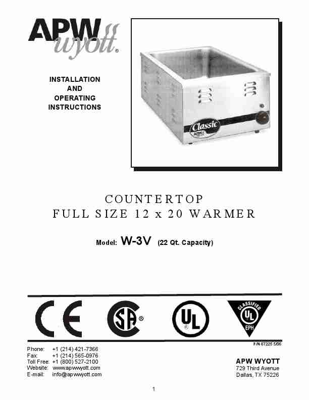 APW Wyott Food Warmer W-3V-page_pdf